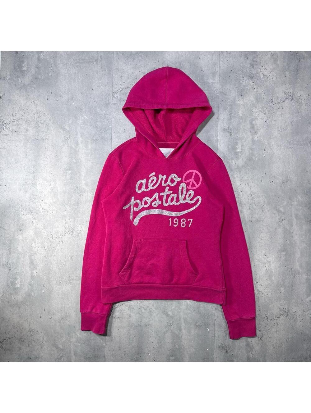 Y2K Aeropostale 00s pink hoodie jacket